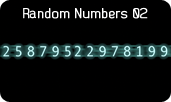 Random Numbers 02