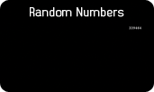 Random Numbers