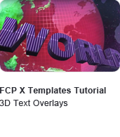3D Text Overlays Title Templates Tutorial